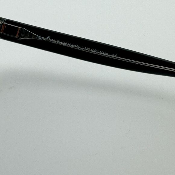 Maui Jim Italy Starfish MJ744-02T 55-16-145 Black Plastic Sunglasses Frame 12885 - Picture 6 of 7